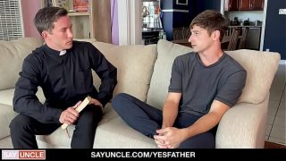 Hot priest licks and fucks y jock bareback