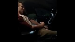 TEEN JERKS OFF IN CAR AND GETS FUCKED BY STRANGER